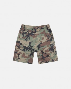 Men Stussy Ripstop Cargo Beach Shorts Camo Australia | BXE-1599