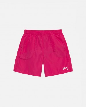 Men Stussy Water Short Stock Shorts Pink Australia | WSG-6237