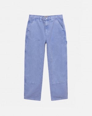 Men Stussy Work Pant Canvas Pants Purple Australia | VMM-5927