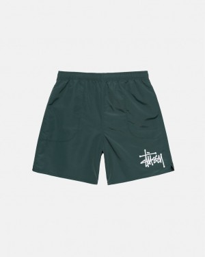 Women Stussy Big Basic Water Short Swimwear Green Australia | MFJ-7879