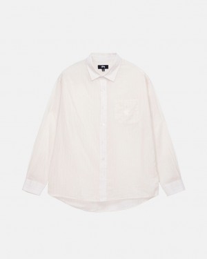 Women Stussy Light Weight Classic Shirts White Australia | BFK-0996