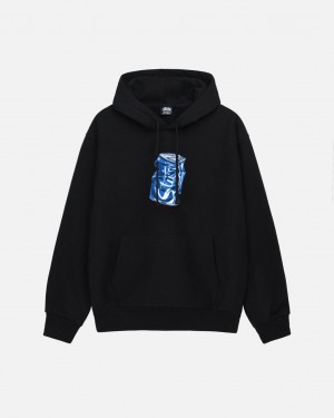 Women Stussy Soda Can Hoodie Black Australia | NDV-0393