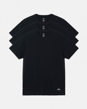 Women Stussy Stussy Undershirt Shirts Black Australia | CAP-7212