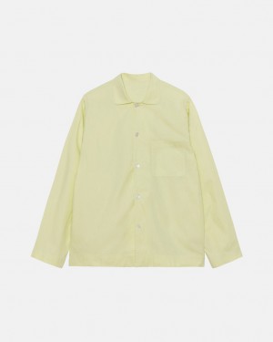 Women Stussy Tekla Poplin Pyjama Shirts Light Green Australia | ODB-6723