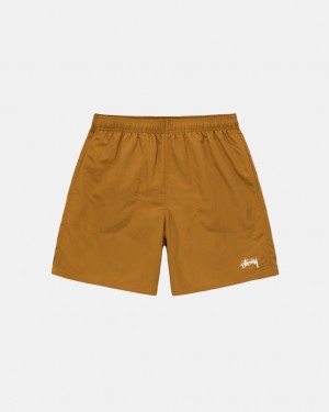 Women Stussy Water Short Stock Shorts Brown Australia | QKP-1781