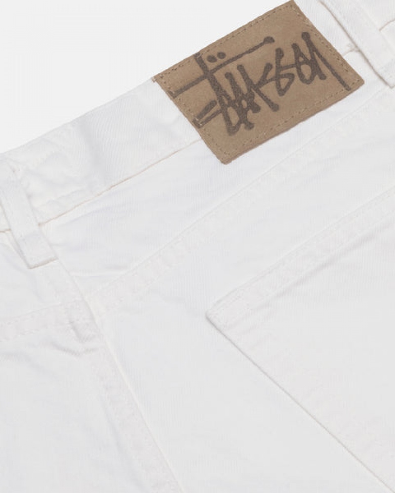 Men Stussy Big Ol' Jean Overdyed Denim Beige Australia | NQI-6470