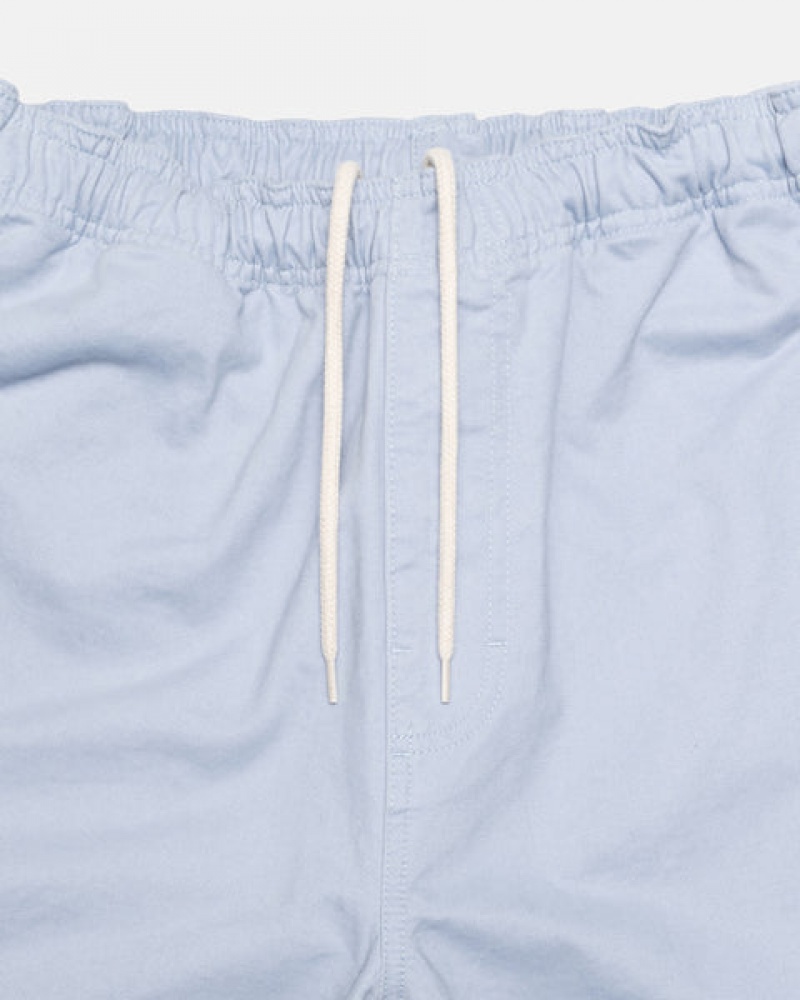 Men Stussy Brushed Beach Pants Blue Australia | WYV-2466