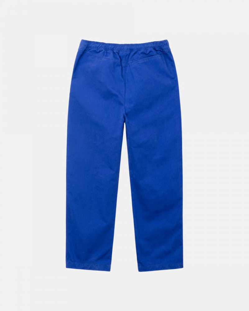 Men Stussy Brushed Beach Pant Swimwear Blue Australia | RRC-1793