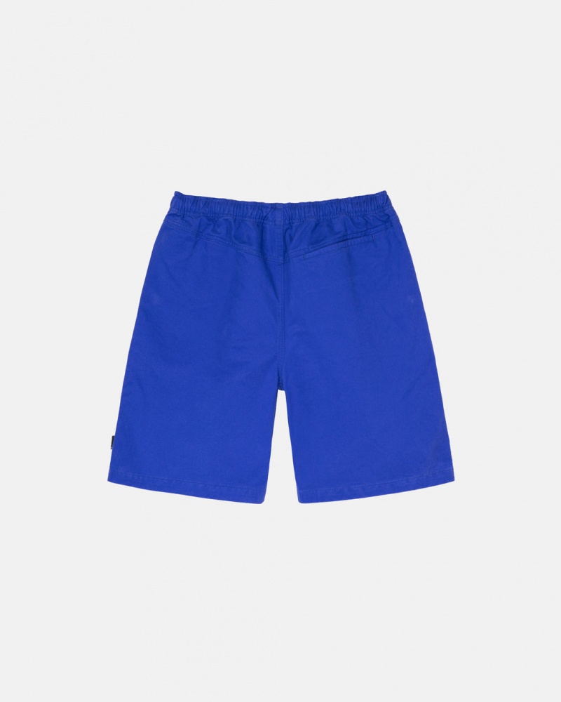 Men Stussy Brushed Beach Short Swimwear Blue Australia | AJF-9402