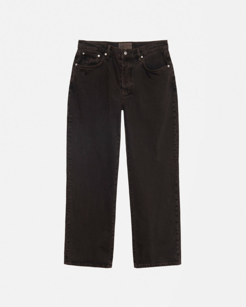 Men Stussy Classic Jean Denim Black Australia | SVG-1321