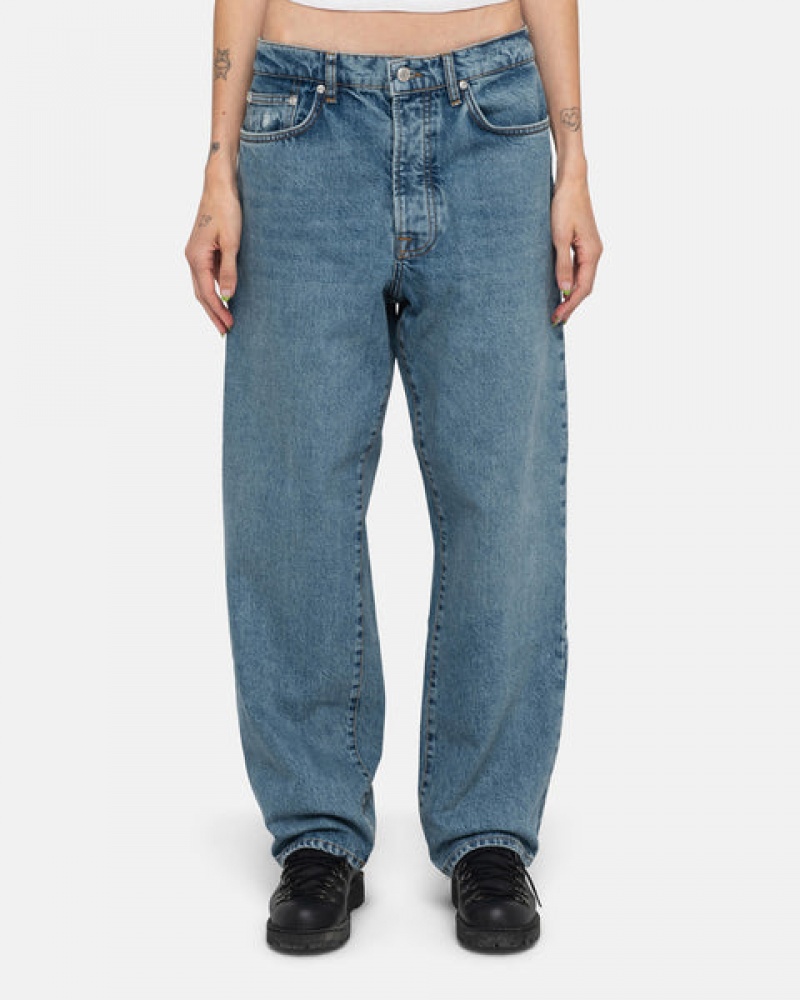 Men Stussy Classic Jean Denim Blue Australia | ISB-7431