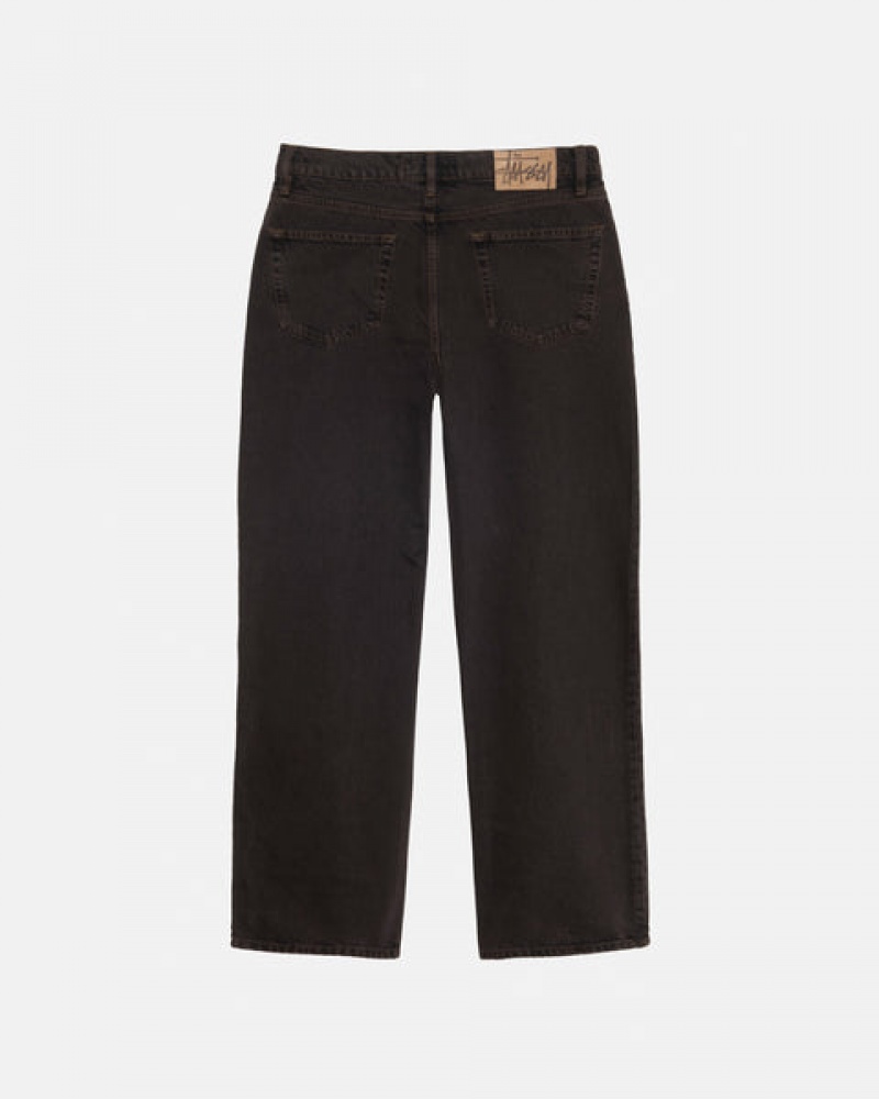 Men Stussy Classic Jean Denim Pants Black Australia | NLQ-4104