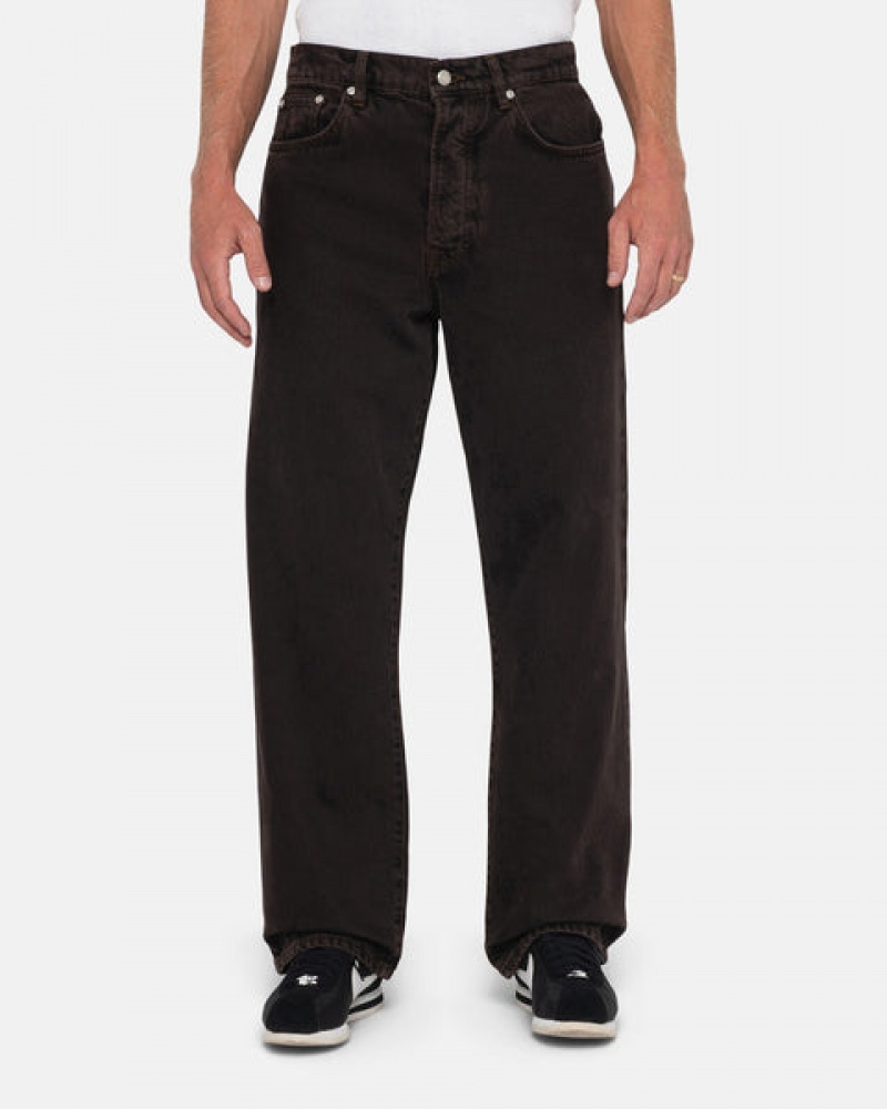 Men Stussy Classic Jean Denim Pants Black Australia | NLQ-4104