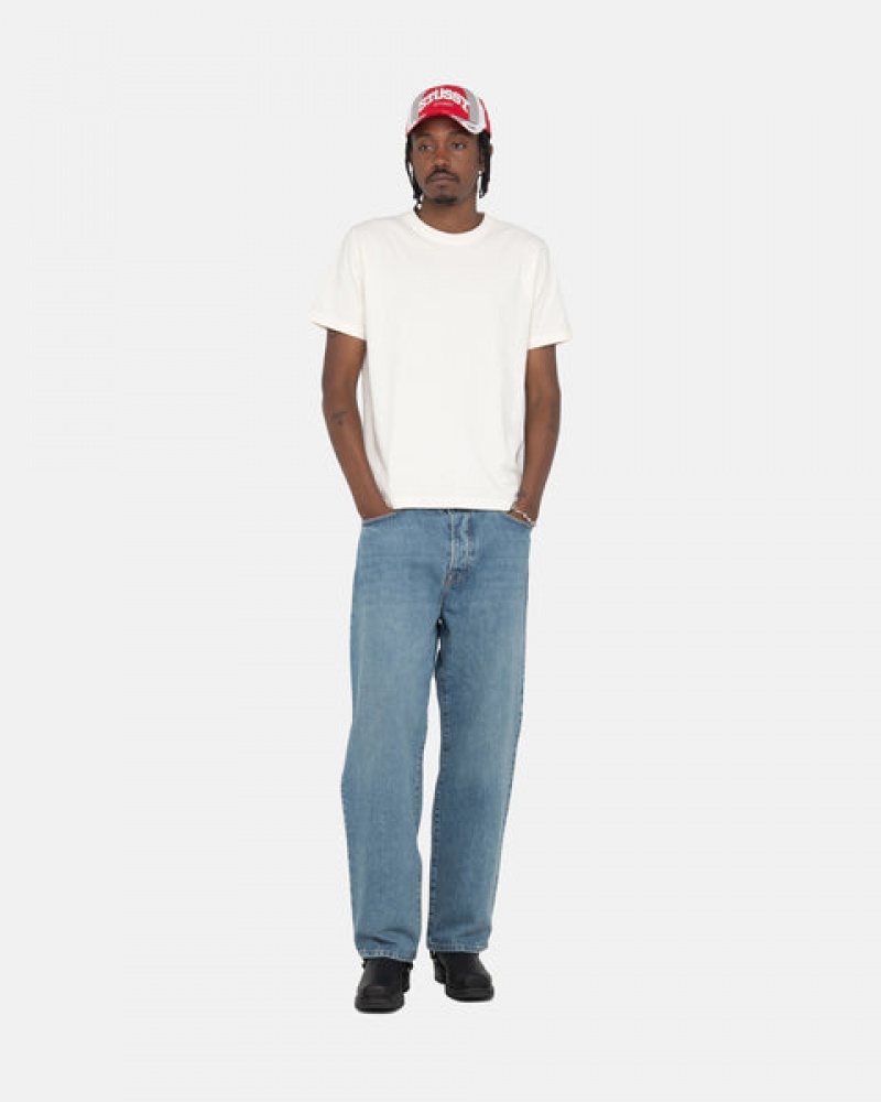 Men Stussy Classic Jean Denim Pants Blue Australia | AYI-3258