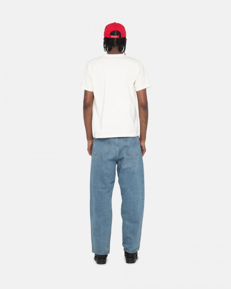 Men Stussy Classic Jean Denim Pants Blue Australia | AYI-3258