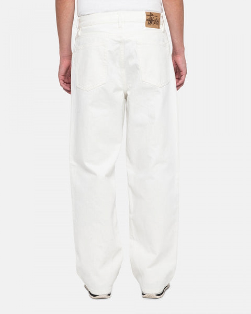 Men Stussy Classic Jean Overdyed Pants Beige Australia | FFV-9780