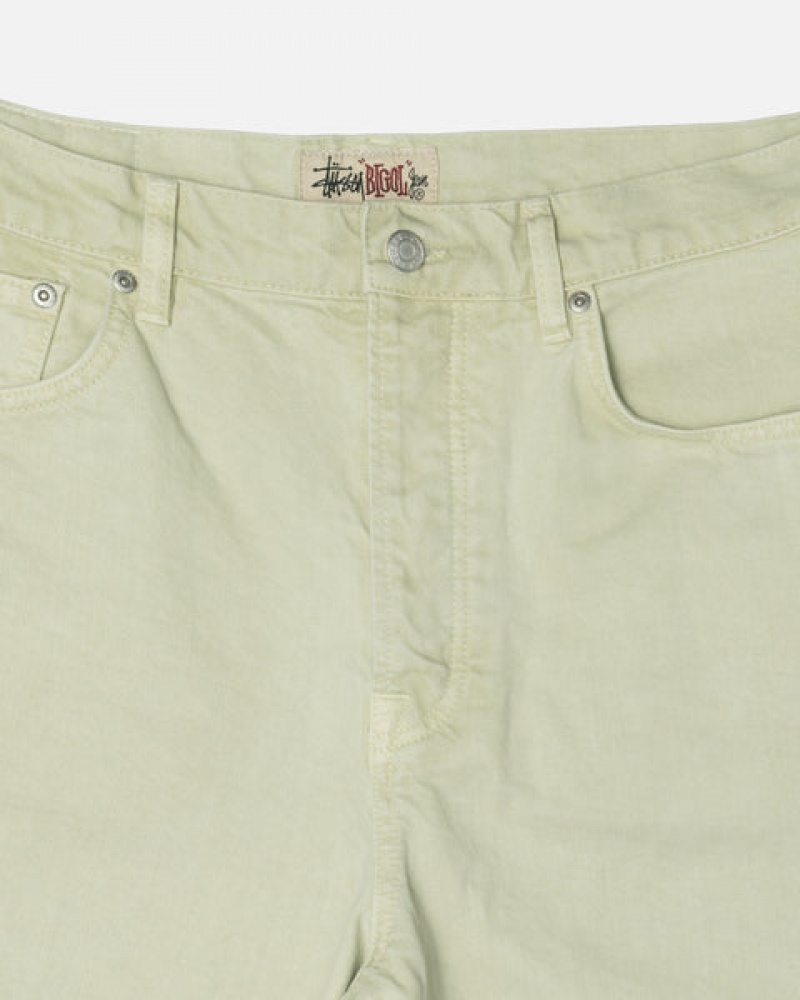 Men Stussy Double Dye Big 'Ol Jeans Pants Cream Australia | VIL-7699