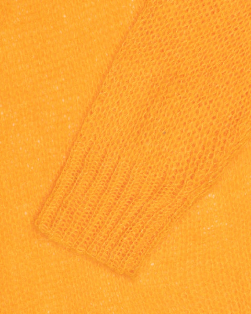 Men Stussy Loose Knit Sweaters Orange Australia | JOR-6510