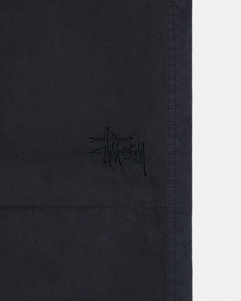 Men Stussy Nyco Over Trousers Pants Black Australia | VXQ-7356