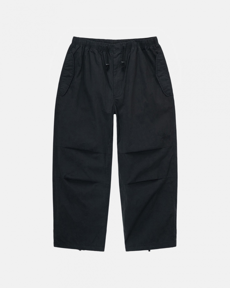 Men Stussy Nyco Over Trousers Pants Black Australia | VXQ-7356