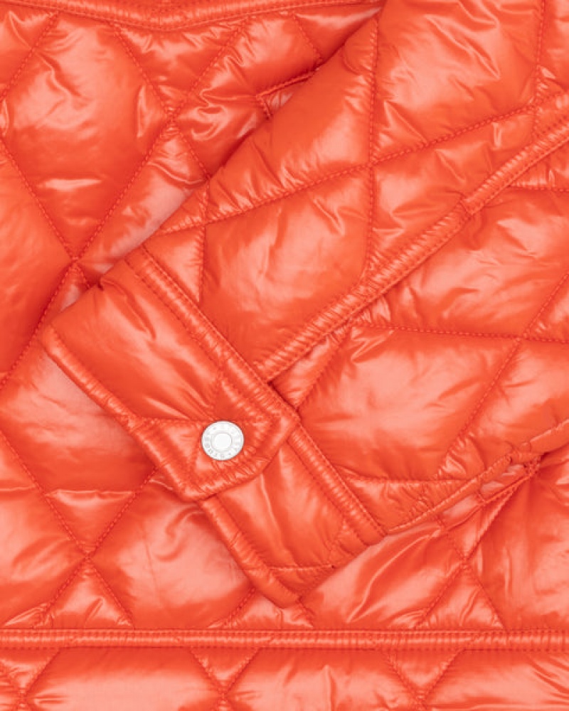 Men Stussy Ranch Jacket Quilted Nylon Jackets Red Australia | ICR-4933