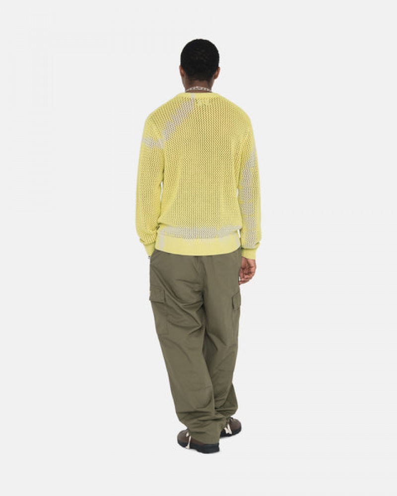 Men Stussy Ripstop Cargo Beach Pants Olive Australia | XFY-6196