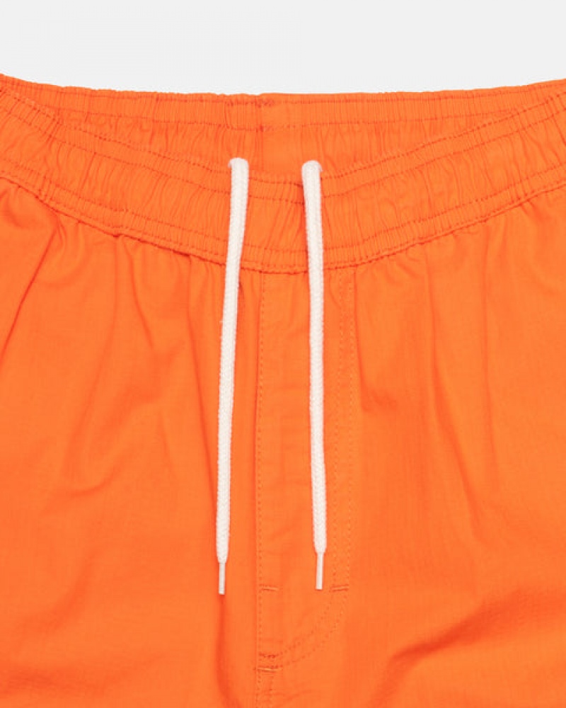 Men Stussy Ripstop Cargo Beach Pants Orange Australia | SJX-8689