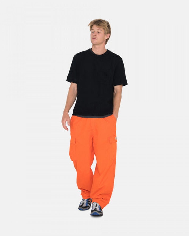 Men Stussy Ripstop Cargo Beach Pants Orange Australia | SJX-8689