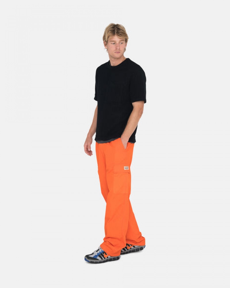 Men Stussy Ripstop Cargo Beach Pants Orange Australia | SJX-8689