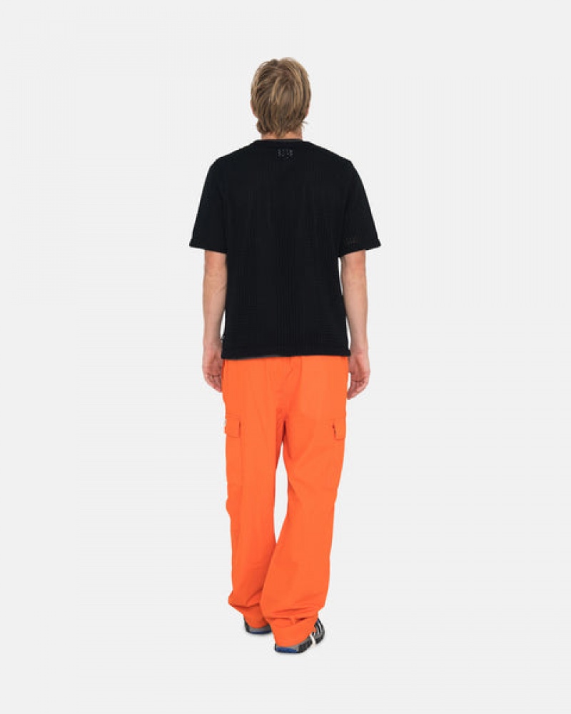 Men Stussy Ripstop Cargo Beach Pants Orange Australia | SJX-8689