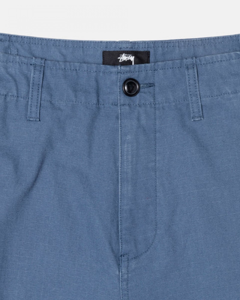 Men Stussy Ripstop Surplus Cargo Pants Blue Australia | MWW-9091