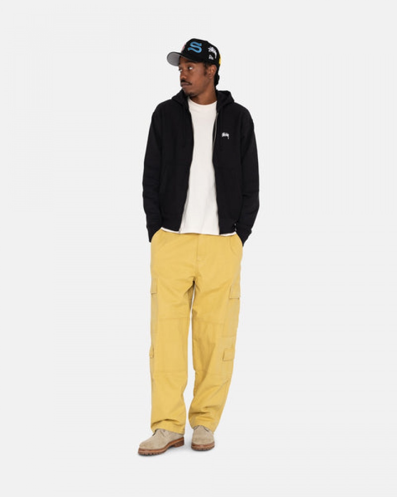 Men Stussy Ripstop Surplus Cargo Pants Yellow Australia | BEB-5619