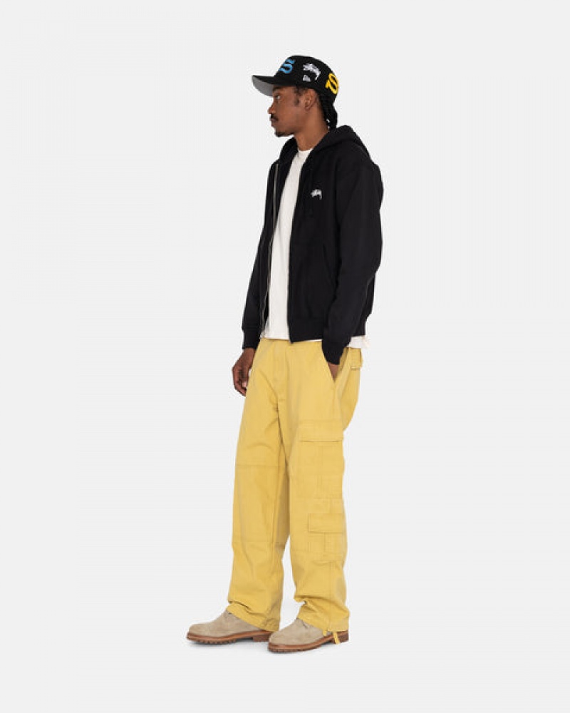 Men Stussy Ripstop Surplus Cargo Pants Yellow Australia | BEB-5619