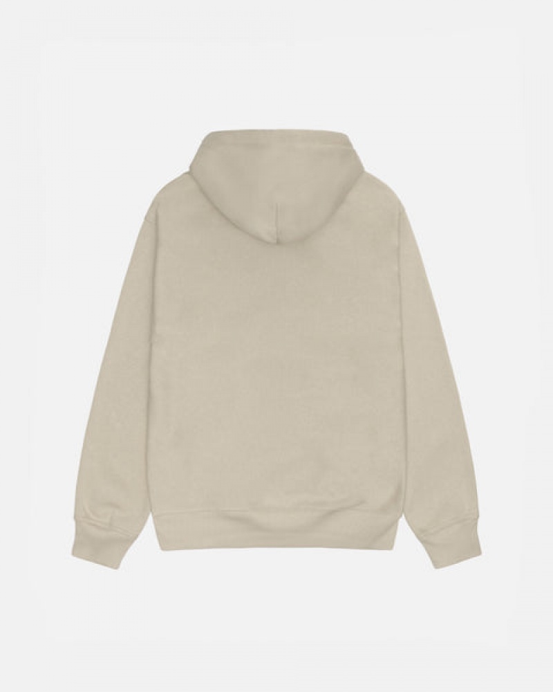 Men Stussy Soda Can Hoodie Khaki Australia | BME-5870