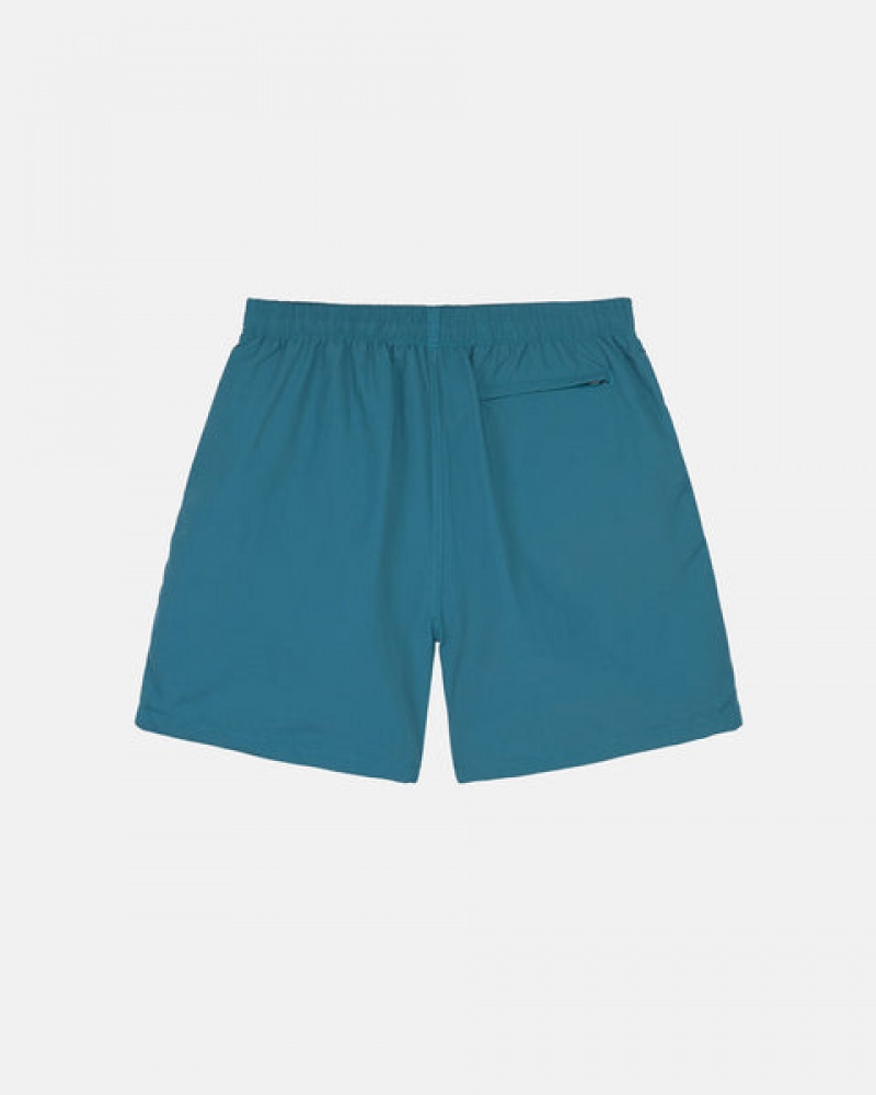 Men Stussy Stock Water Short Swimwear Blue Australia | KXR-3239