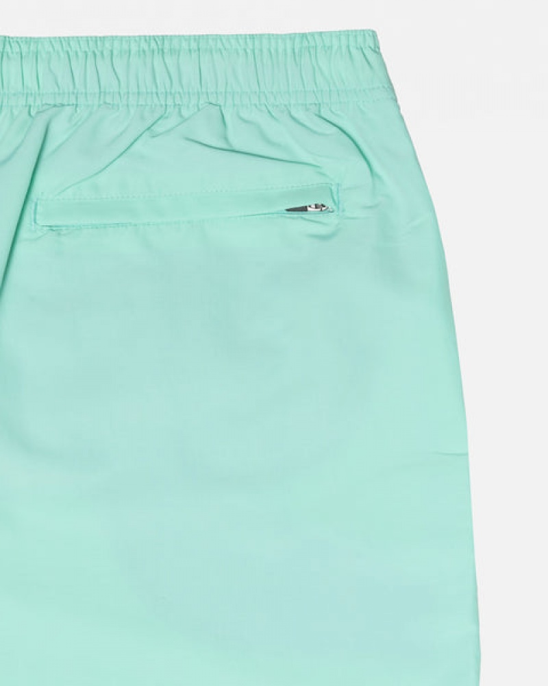 Men Stussy Stock Water Short Swimwear Light Turquoise Australia | QEI-3310