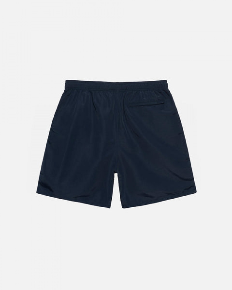 Men Stussy Stock Water Short Swimwear Navy Australia | PLL-1878