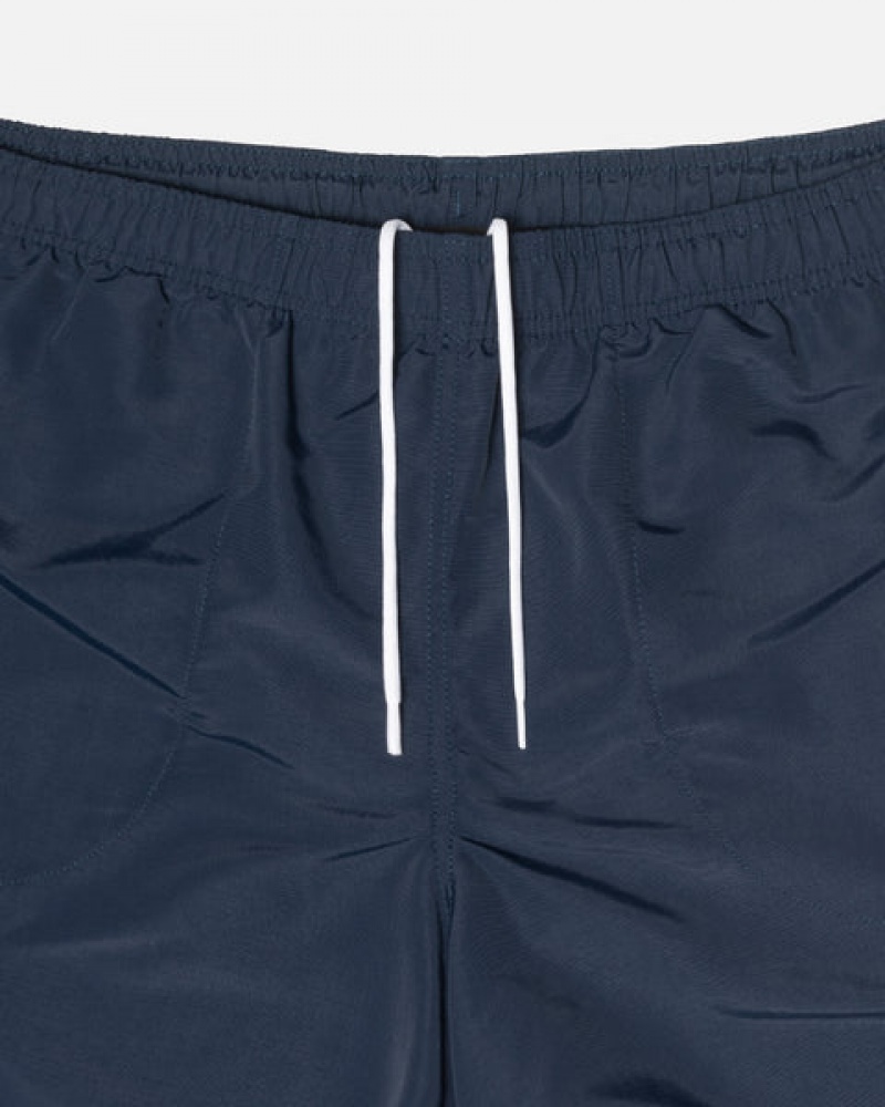 Men Stussy Stock Water Short Swimwear Navy Australia | PLL-1878