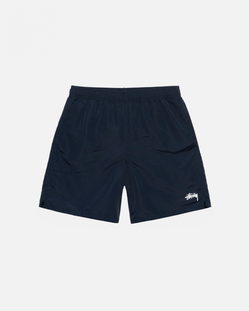 Men Stussy Stock Water Short Swimwear Navy Australia | PLL-1878