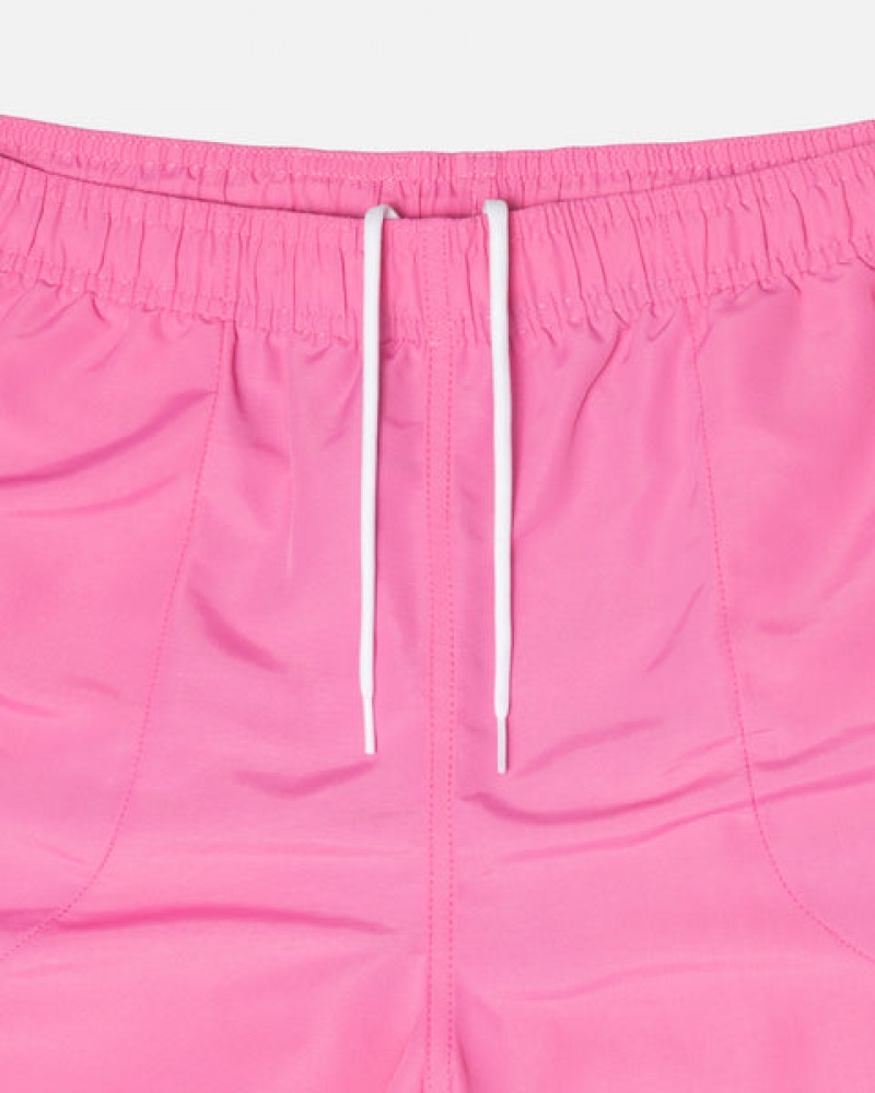 Men Stussy Stock Water Short Swimwear Pink Australia | TWN-6060