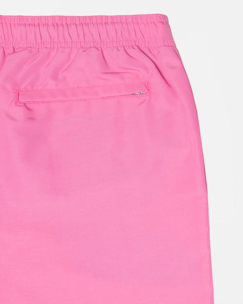 Men Stussy Stock Water Short Swimwear Pink Australia | TWN-6060