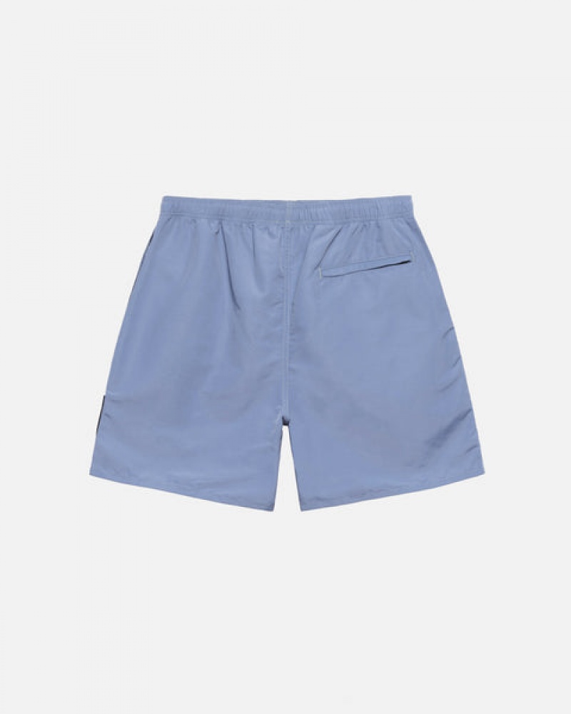 Men Stussy Surfman Patch Water Short Swimwear Blue Australia | SIB-6296