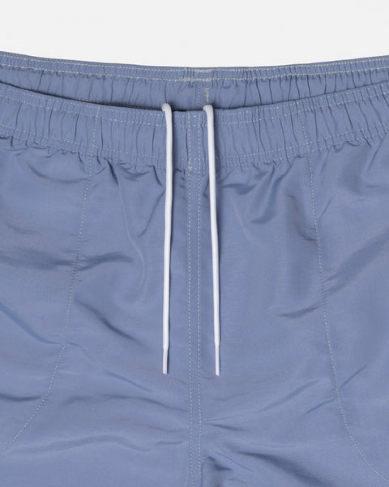 Men Stussy Surfman Patch Water Short Swimwear Blue Australia | SIB-6296