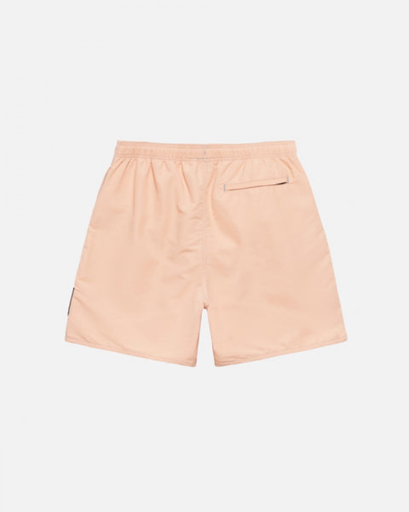 Men Stussy Surfman Patch Water Short Swimwear Light Rose Australia | SLB-8009