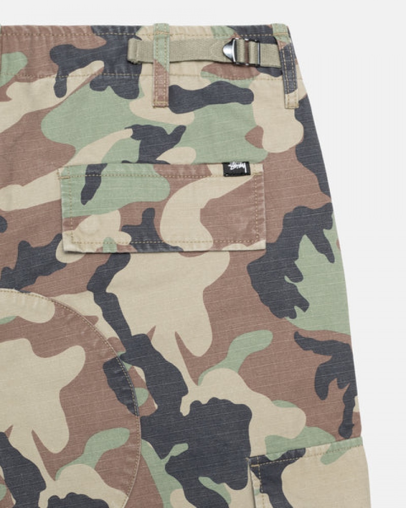 Men Stussy Surplus Cargo Ripstop Pants Camo Australia | TTM-3368