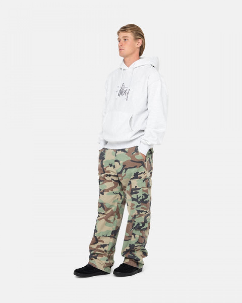 Men Stussy Surplus Cargo Ripstop Pants Camo Australia | TTM-3368