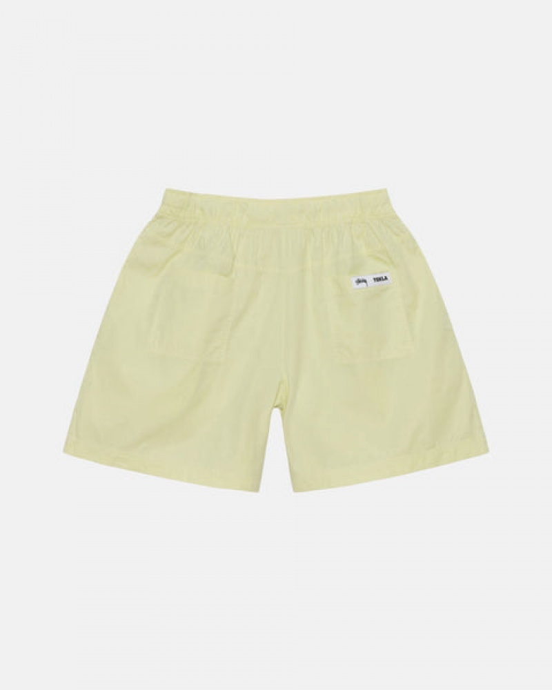 Men Stussy Tekla Poplin Pyjama Shorts Light Green Australia | QYB-6419