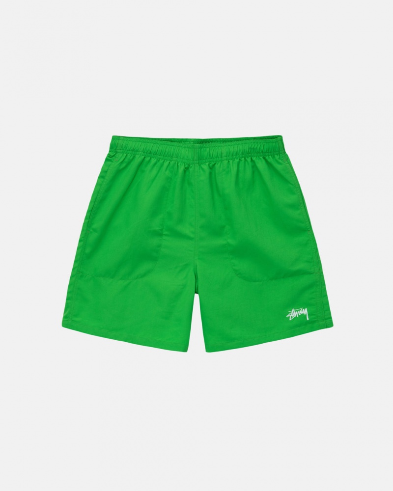 Men Stussy Water Short Stock Shorts Green Australia | SPM-5899