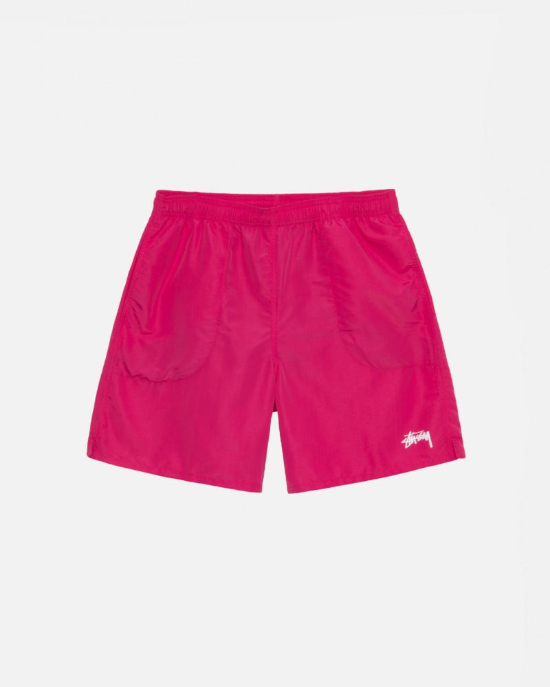 Men Stussy Water Short Stock Shorts Pink Australia | WSG-6237