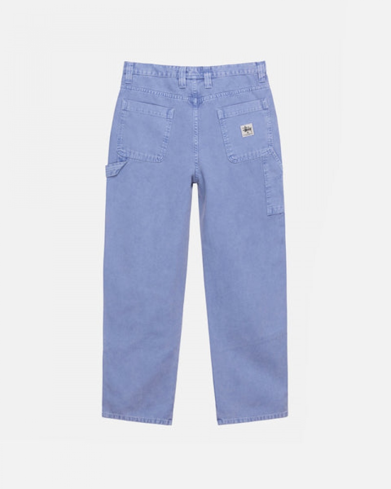 Men Stussy Work Pant Canvas Pants Purple Australia | VMM-5927